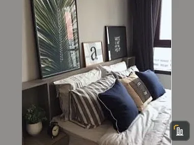 Selling Chapter One Mid Town Ladprao 24, high floor unit, fully furnished and equipped with appliances. Spacious and comfortable. Book now!