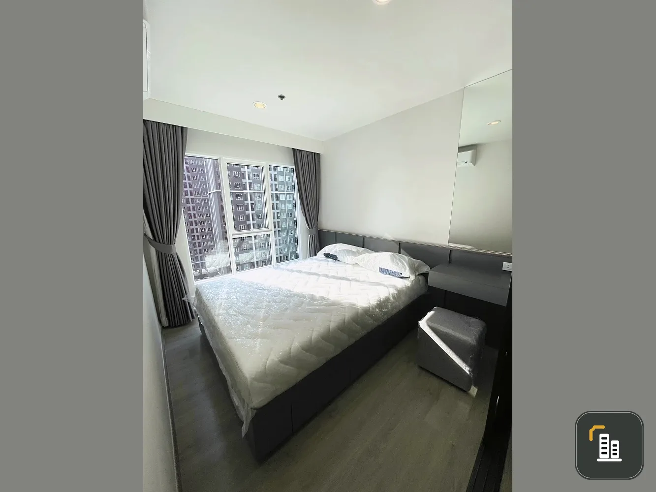 Regent Home Bangna for rent, pool view, fully furnished with appliances, ready to move in.