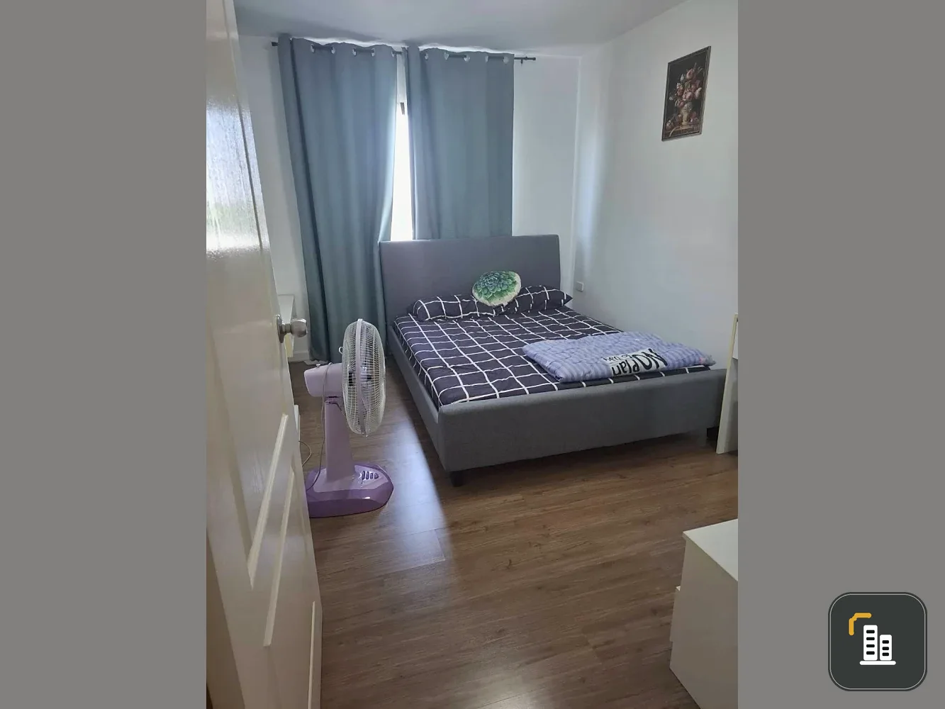 Selling I Condo Kaset, 6th floor, 1 bedroom, 1 bathroom. Comfortable and spacious. Includes all items shown in the pictures. Book now, don't hesitate!