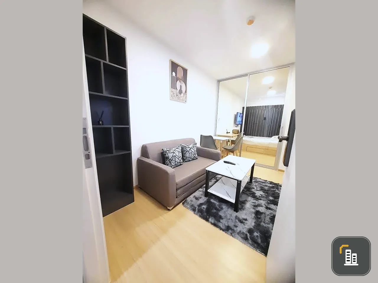 Plum Condo Rangsit Fresh for rent, 4th floor, fully furnished, very livable. Book now!