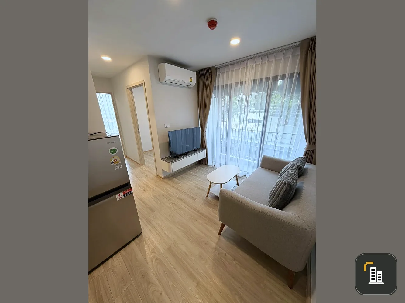 For rent: ESQUE SUKHUMVIT 101/1, 2 bedrooms, 2 bathrooms. Spacious rooms with efficient use of every square meter. Book now!