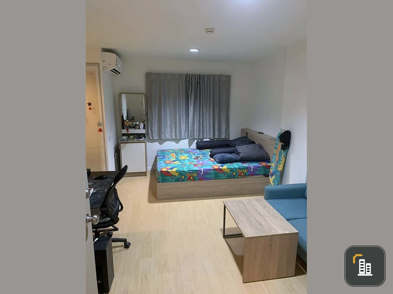 Selling a fully furnished 1-bedroom unit at Lumpini Township Rangsit Klong 1. Ready to move in! Book now!
