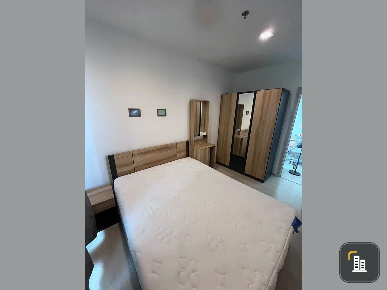 For rent: Life Sukhumvit 48, 2-bedroom unit, offering high privacy, fully furnished, and ready to move in.