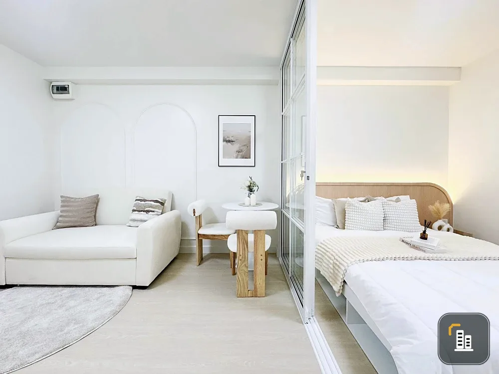 City Home Ratchada-Pinklao for sale. 29.1 sq.m., Building A2, 2nd floor. Beautiful minimalist decoration, very livable. Book now!