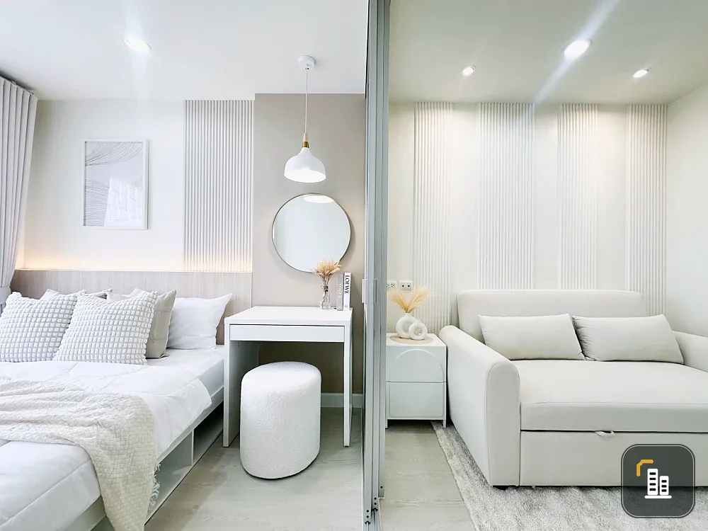 For sale: Lumpini Condo Town Ramintra - Ladprao 2. Fully furnished, SPC flooring, beautifully decorated. Don't miss out!