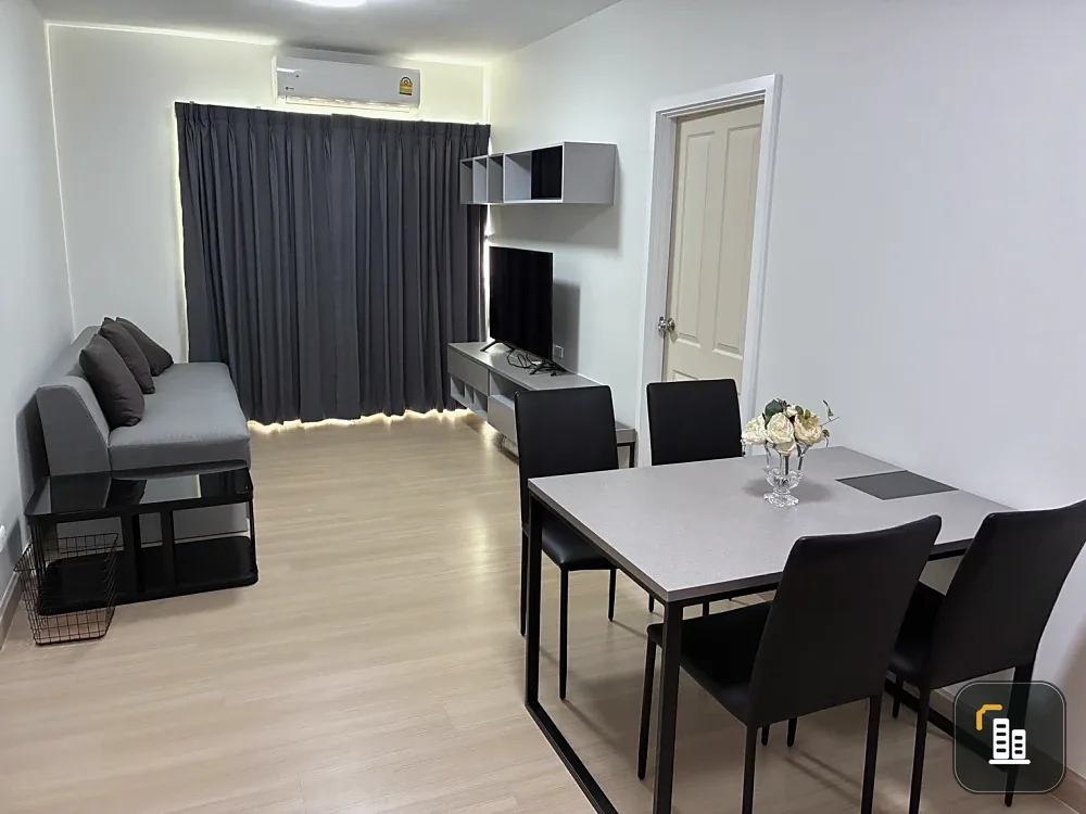 For rent: Supalai Veranda Rama 9, 16th floor, corner unit, city view, fully furnished, ready to move in. Book now!