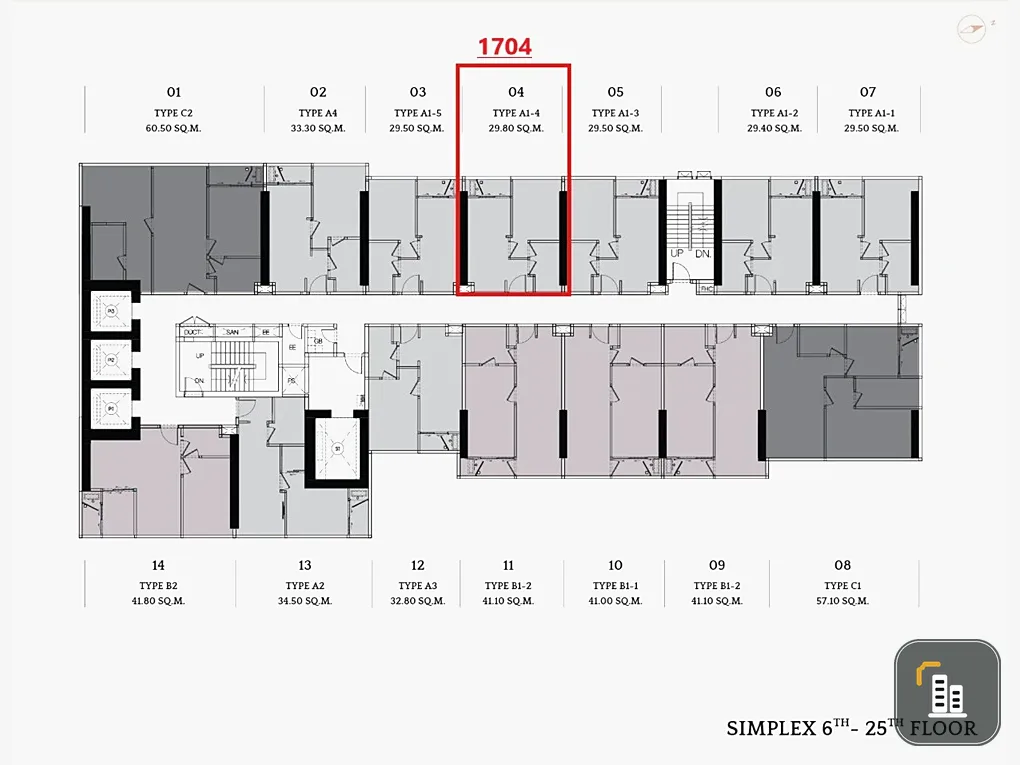 Selling Cloud Residence Sukhumvit 23. Beautiful unit with unobstructed view overlooking Terminal 21. Excellent natural light and ventilation. Very com