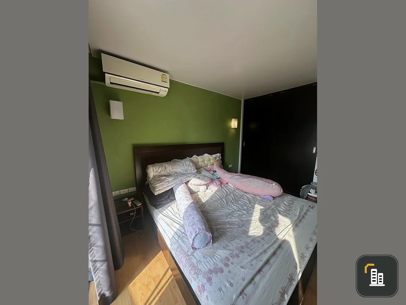 Urgent sale! Family Park Ladprao 48, studio room, 3rd floor, city view, no obstructing buildings. Great price! Book now!