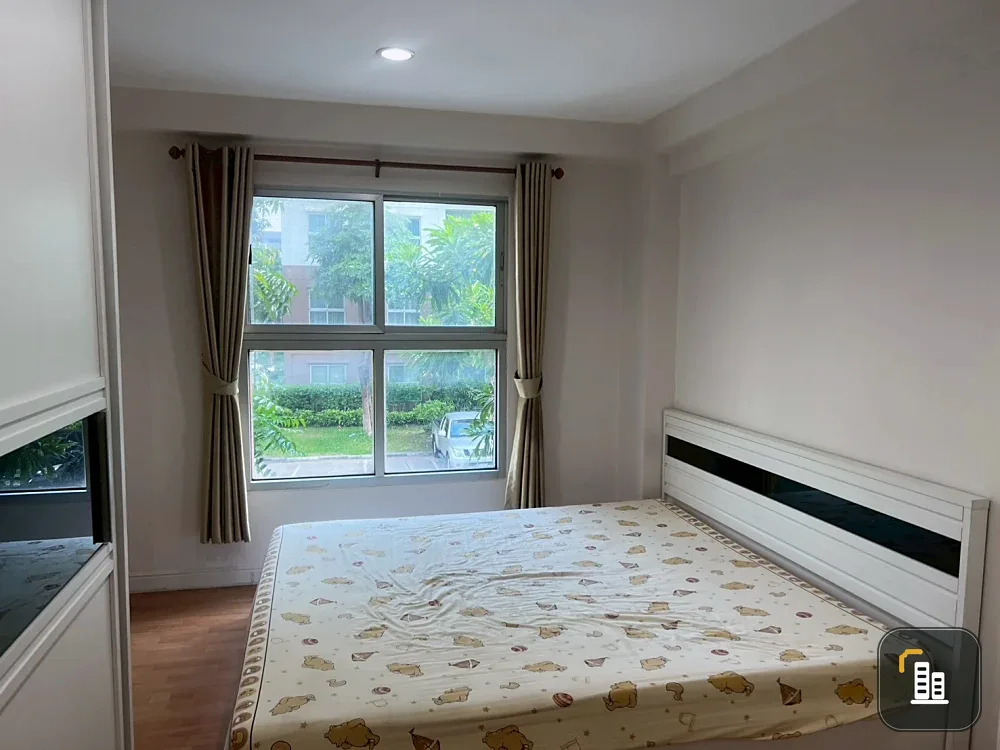 For sale: Park View Vibhavadi, 2nd floor. 2 bedrooms, 2 bathrooms, living area, kitchen, and balcony. Don't miss out!
