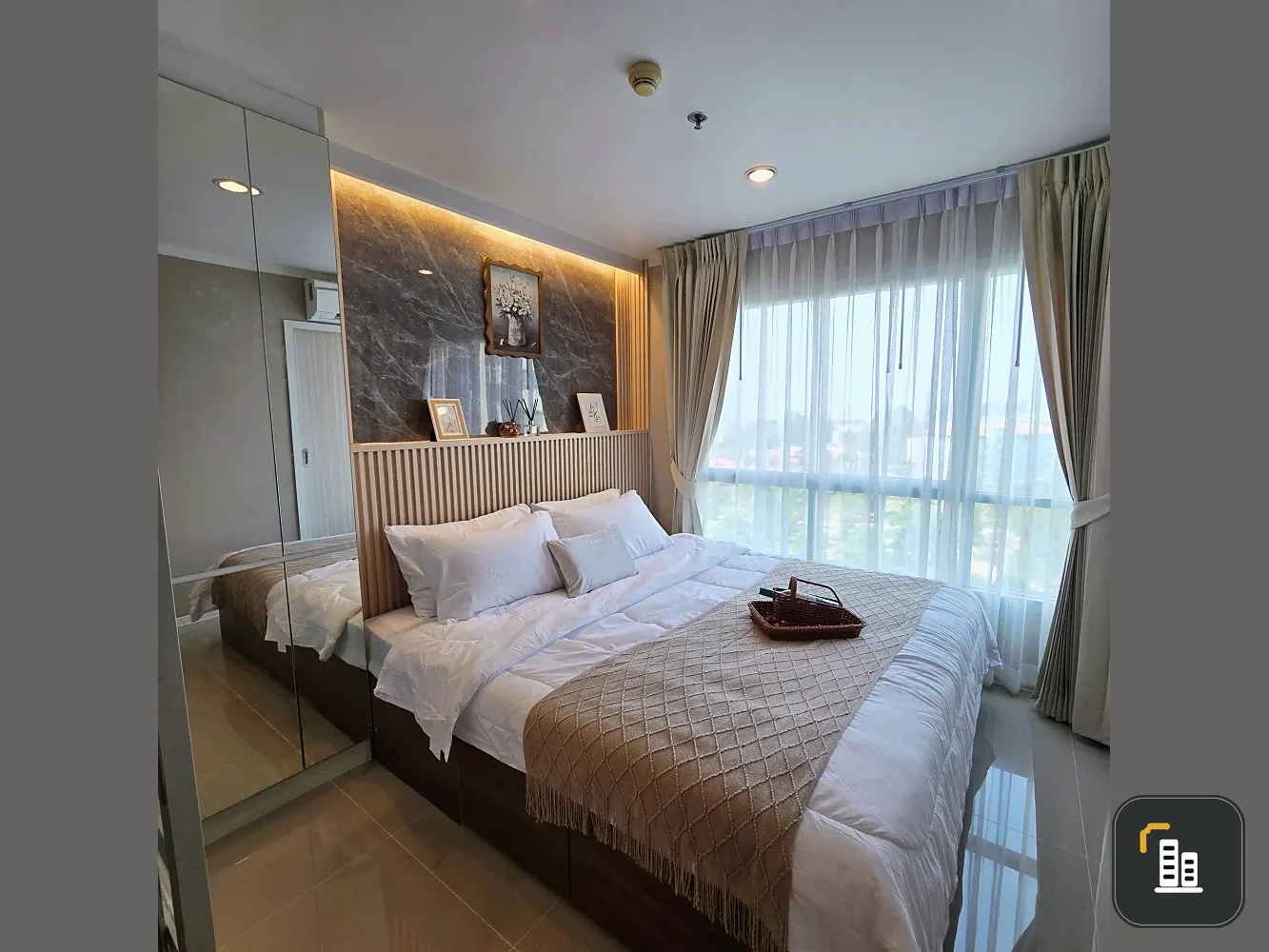 For sale: Lumpini Ville Wongamat-Naklua, beautifully decorated unit on the 7th floor with sea view. Everything you need is here. Don't miss out!