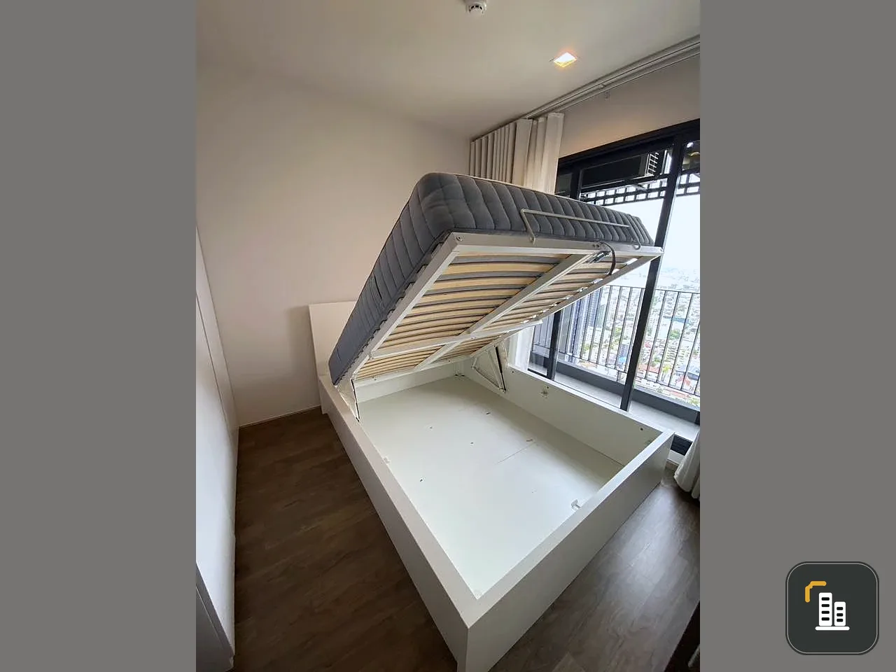 For rent: Life Ladprao Valley, a lovely room with complete amenities and beautiful, unblocked views from a high floor. Book now!