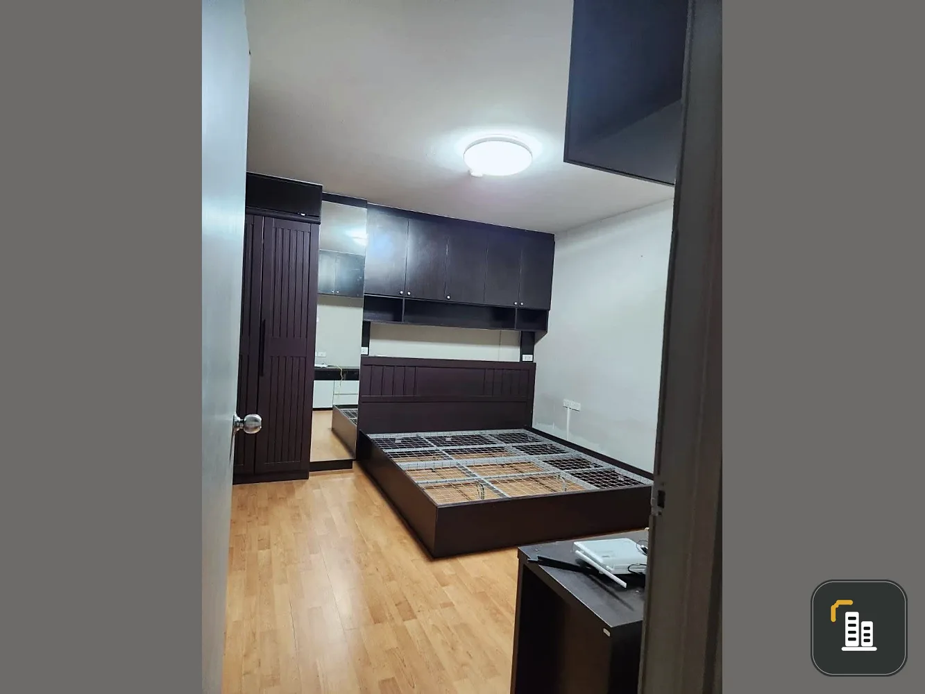 For sale or rent: Lumpini Center Nawamin (Happy Land Phase 5), corner unit, unobstructed view, 6th floor. A highly recommended unit!