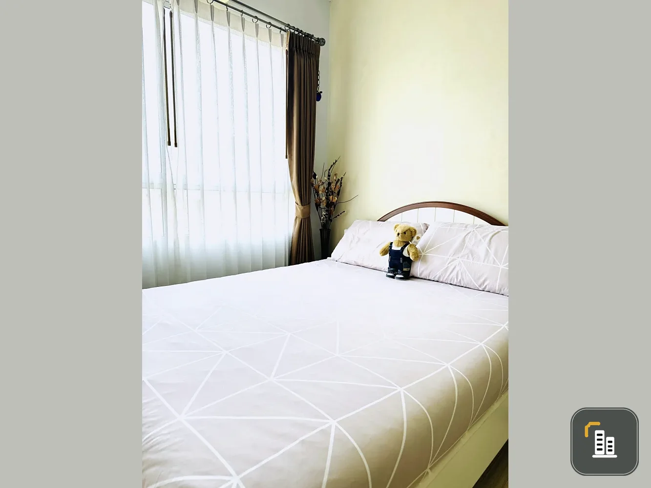 Selling Plum Condo Samakkhi, 1 bedroom, 1 bathroom. Fully furnished, ready to move in!