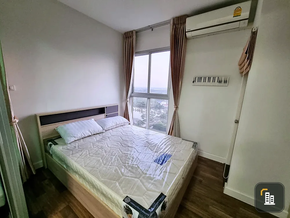 Selling A Space Me Bangna condo, ready to move in, fully furnished, high floor, great view. Book now before it's too late!