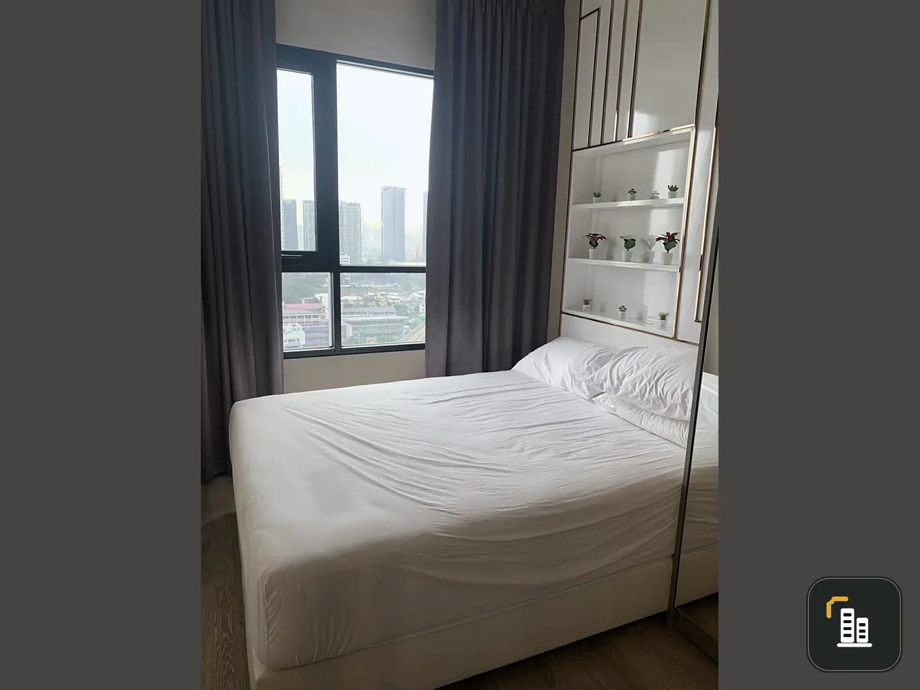 Selling Knightsbridge Prime Ratchayothin, 22nd floor. High floor, beautiful and spacious view. Room number 168, an auspicious number with good meaning