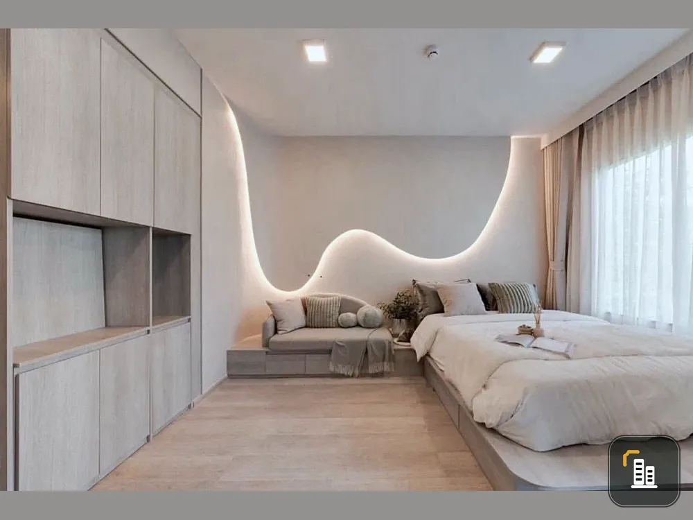 Down payment sale for COBE Ratchada Rama 9 condo, Studio room, 25.15 sq m, Building G (front building). No need to walk far. Own it today!