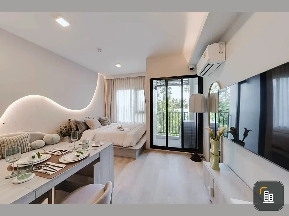 COBE Ratchada Rama 9 for sale. Nice unit, high floor, fully furnished, beautiful view. Book now!