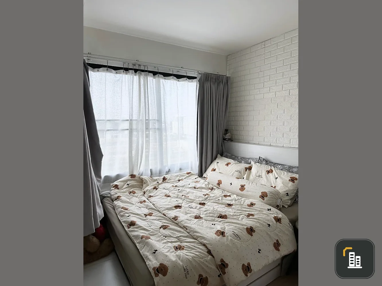 Selling Elite Salaya condo, 7th floor, Building B. Beautiful view, great ventilation, not hot at all, extremely comfortable. Book now!