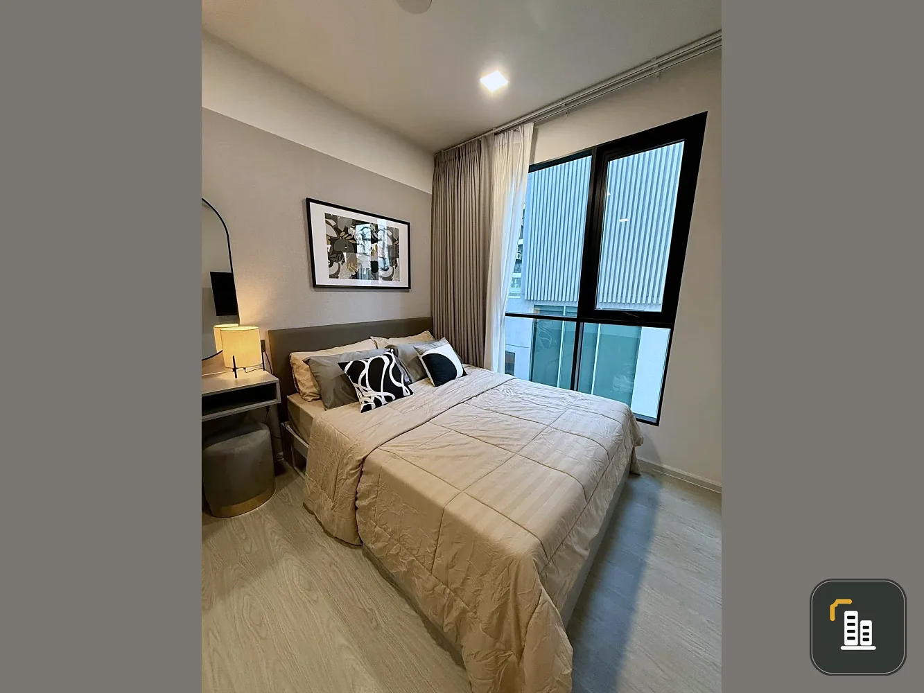 For rent: KAVE Pop Salaya, beautifully decorated minimalist room with complete amenities. Book now!