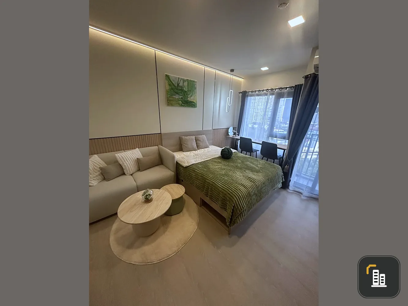 For rent: FLO by Sansiri, fully furnished unit, ready to move in. Book now! Don't wait! Hurry!