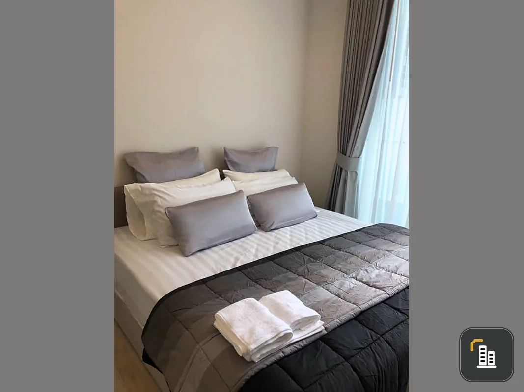 For rent Niche Pride Tao Poon, fully furnished. Next to Tao Poon BTS Station Just one bag ready to move in.