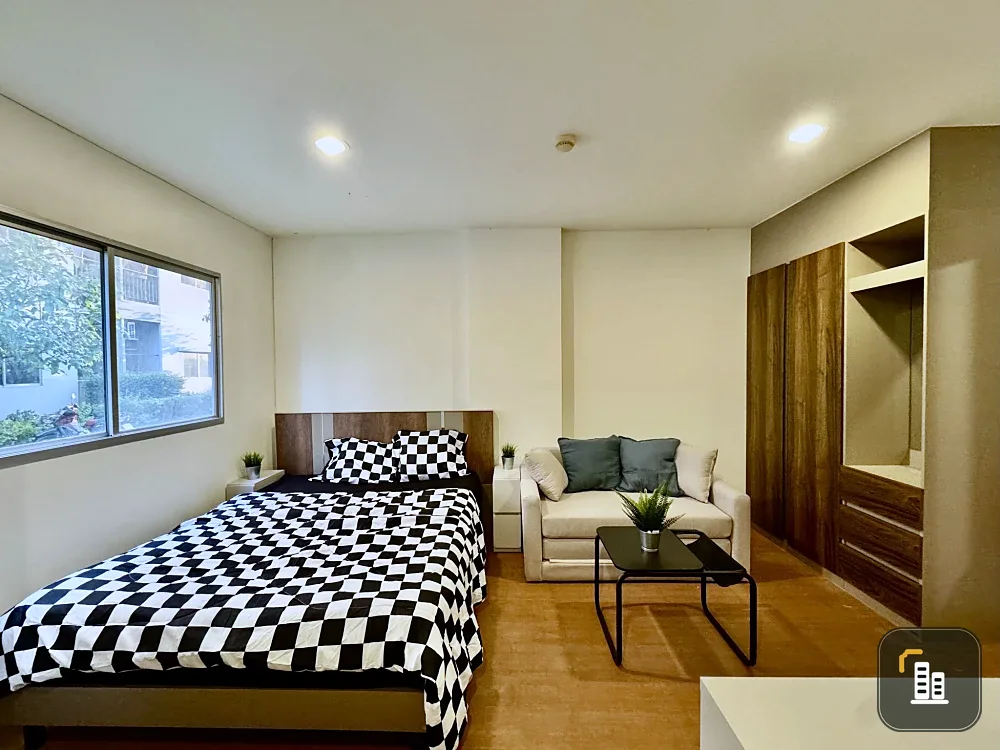 Selling Lumpini Township Rangsit Klong 1. Garden view, beautiful room, fully furnished, ready to move in. Book now!