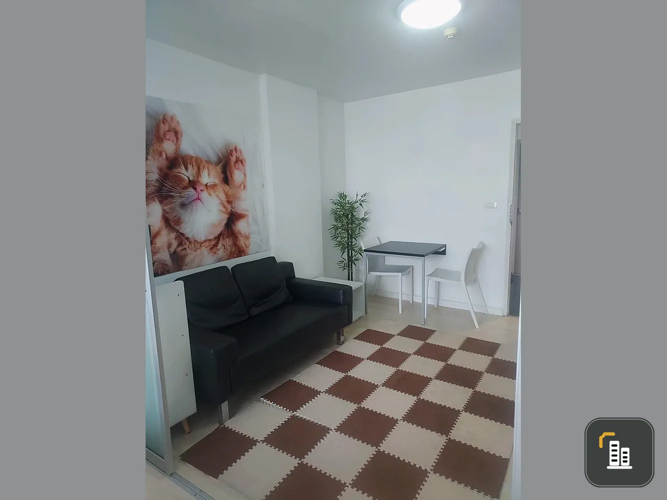 Best-selling condo in Ramintra, 7th floor, Building D, fully furnished. Don't miss out!