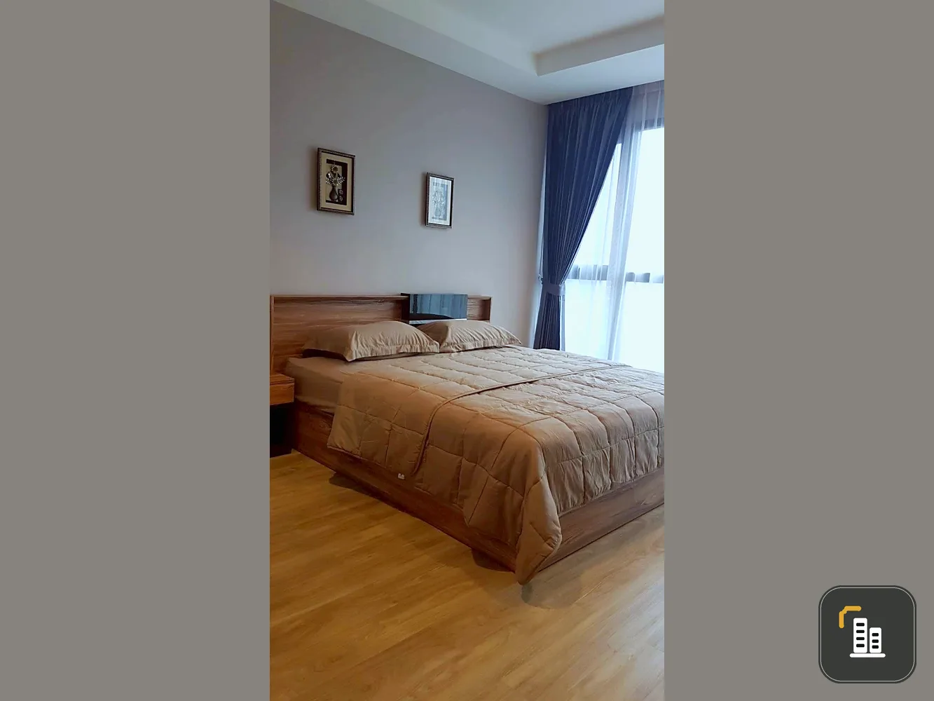 For rent: Ladda Plus Sriracha. Spacious room with ample living space and beautiful city views. High-quality built-in furniture. Book now!