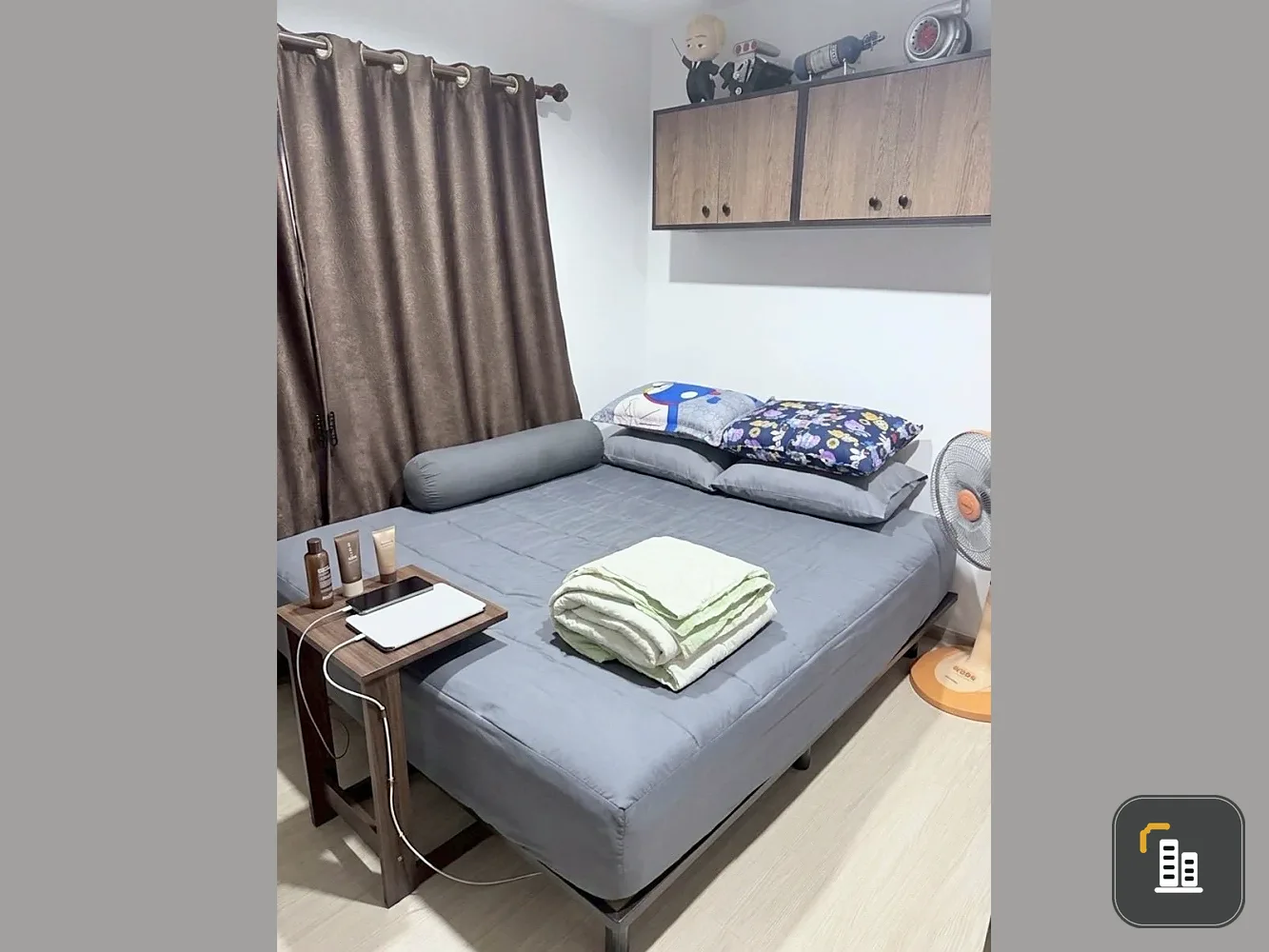 For sale: The Prop Condo, Chaengwattana 12, 2nd floor. Good condition unit, fully furnished, ready to move in.