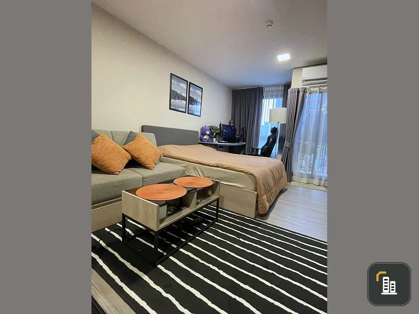 Selling 1 bedroom, 1 bathroom dcondo Hideaway Rangsit. Fully furnished with complete amenities. Book now!