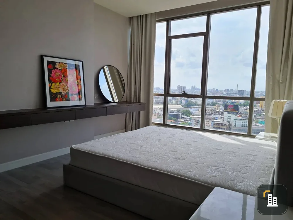 For rent: The Room Rama 4, 2 bedrooms (80 sqm), fully furnished and ready to move in.