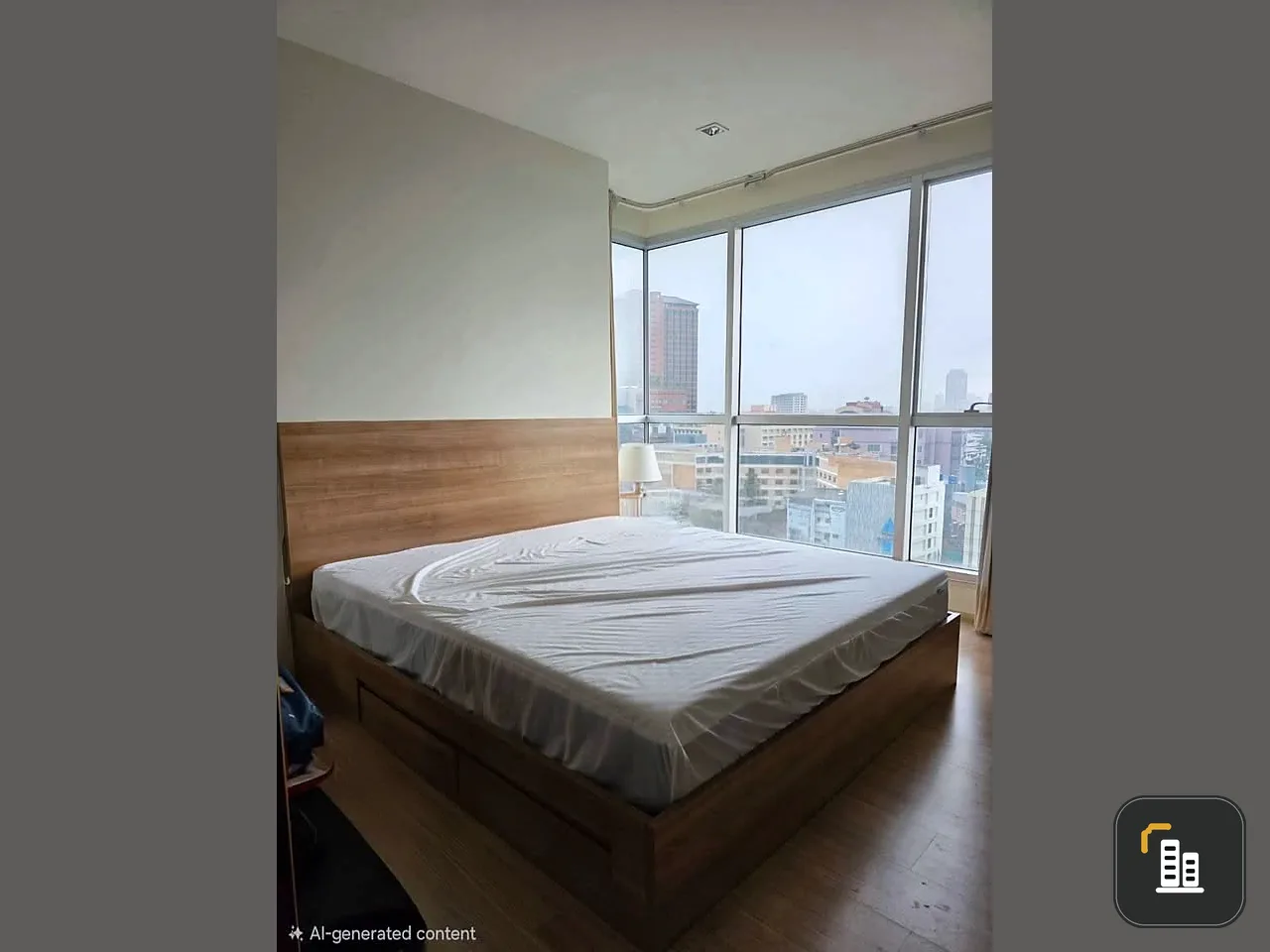 Selling Rhythm Ratchada-Huai Khwang, corner unit, 2 bedrooms, fully furnished. Don't miss out!