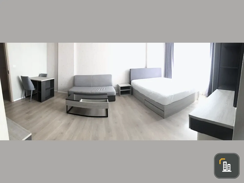 For sale or rent: dcondo Campus Dome Rangsit, studio room, 5th floor, fully furnished. Book now!