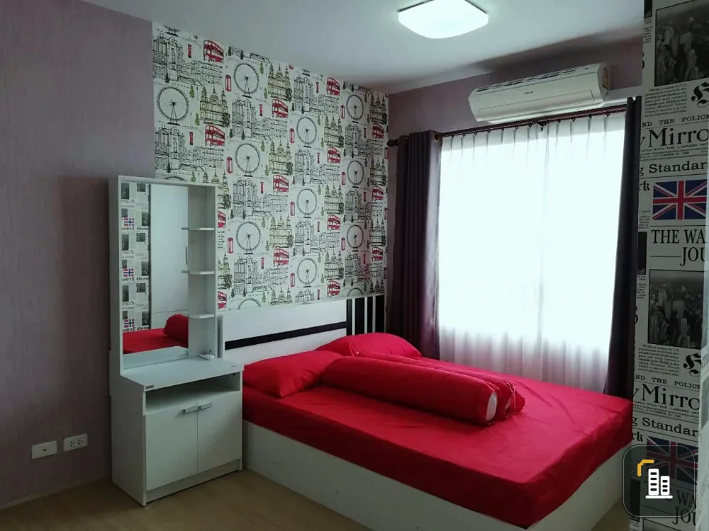 Plum Condo Samakee for sale. High-quality wallpaper throughout the unit, plus many freebies. Book now!