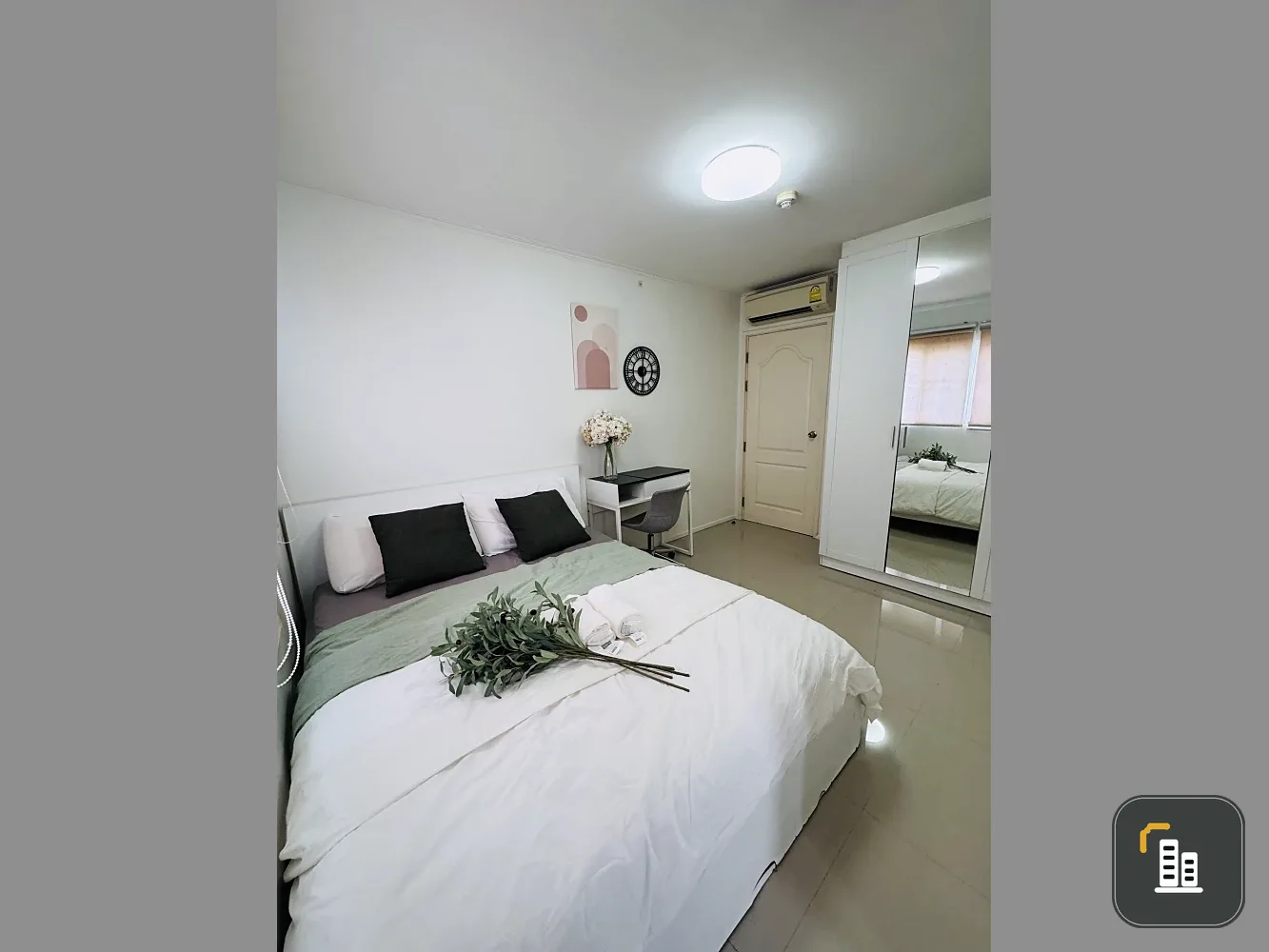 For rent: Notting Hill Sukhumvit 107, 1 bedroom + multipurpose room/workspace, ready to move in.