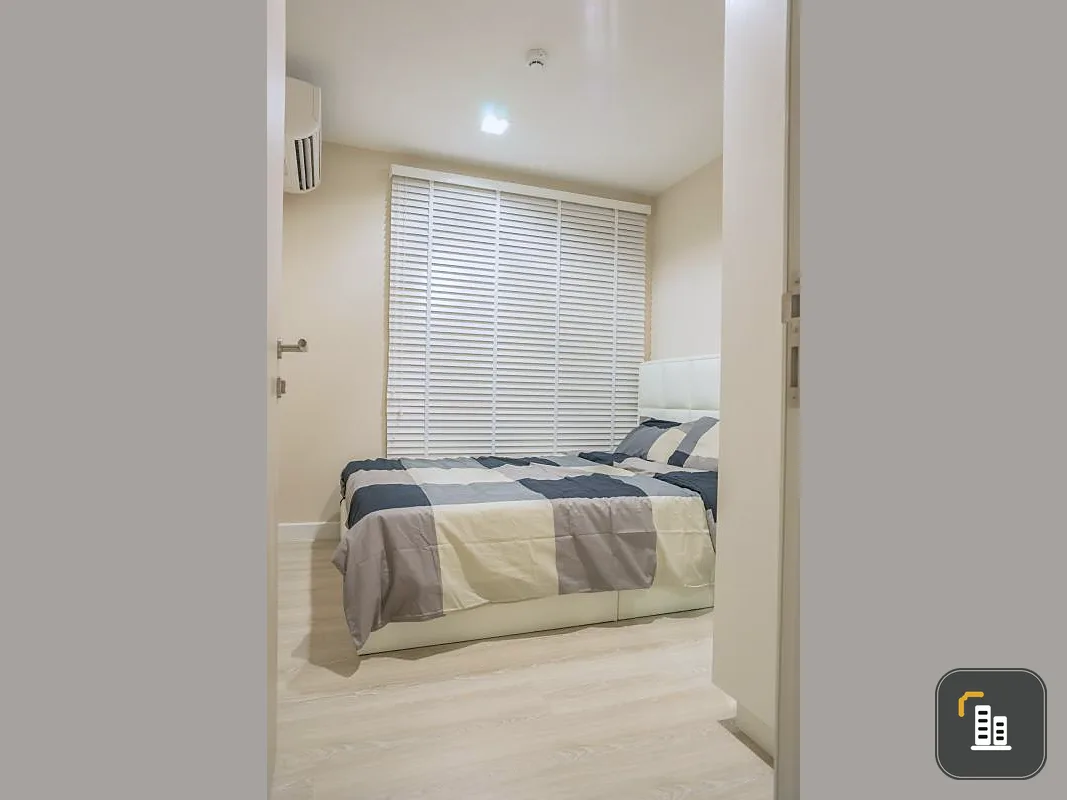 For Rent Metroluxe Kaset, new condo, 32 sq.m., 4th floor, Building A, fully furnished, complete electrical appliances, hurry up.