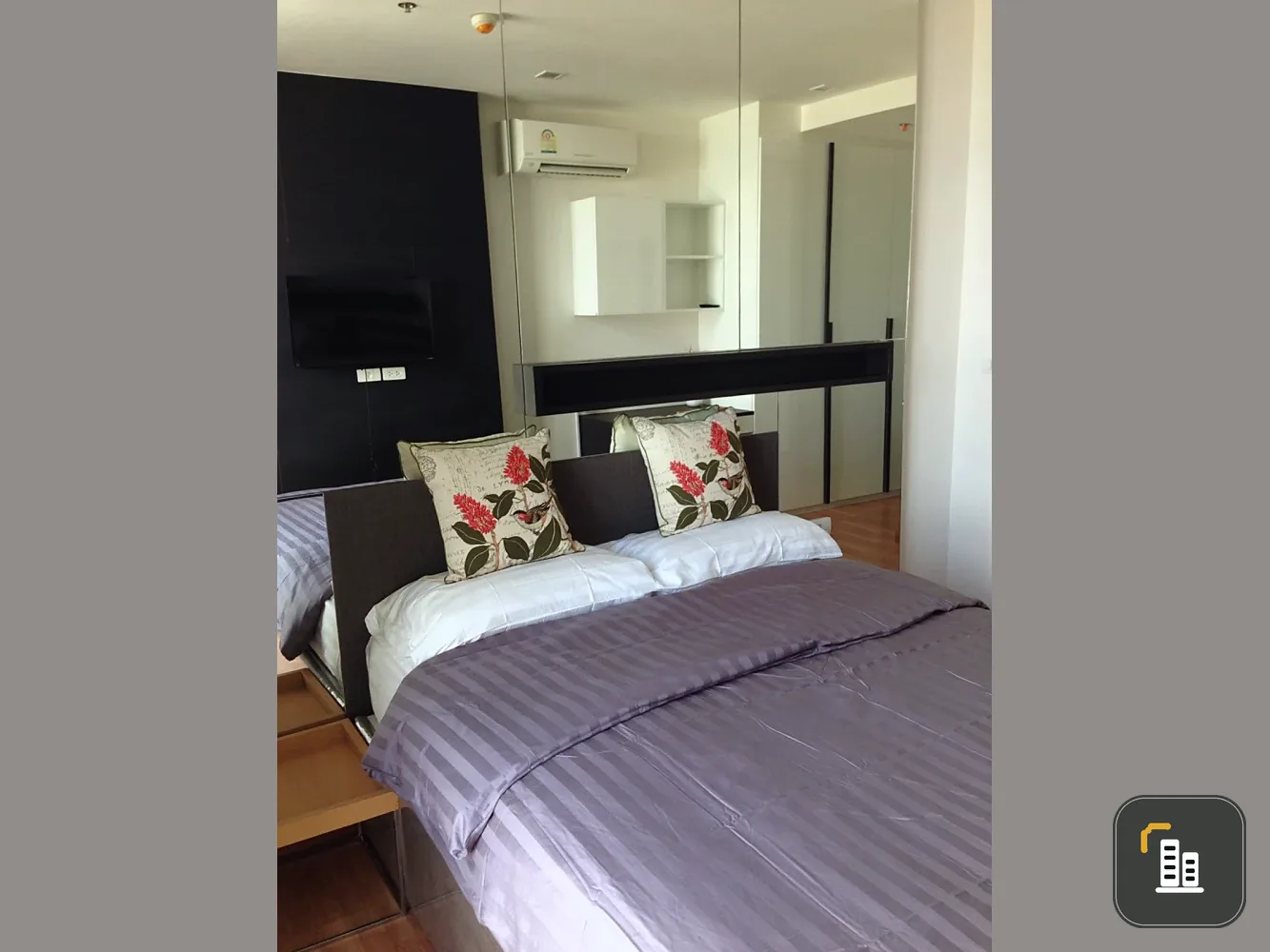 For rent: The Coast Bangkok, 2 bedrooms, 16th floor, city view, fully furnished. Book now!