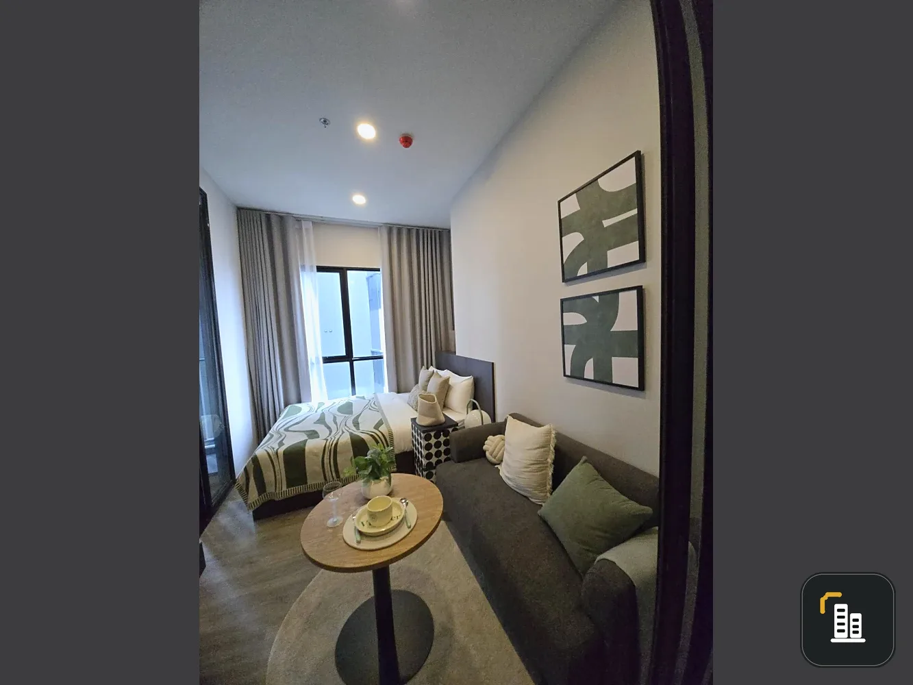 For rent: Origin Plug & Play Ramintra, fully furnished corner unit, very quiet and private. Ready to move in!