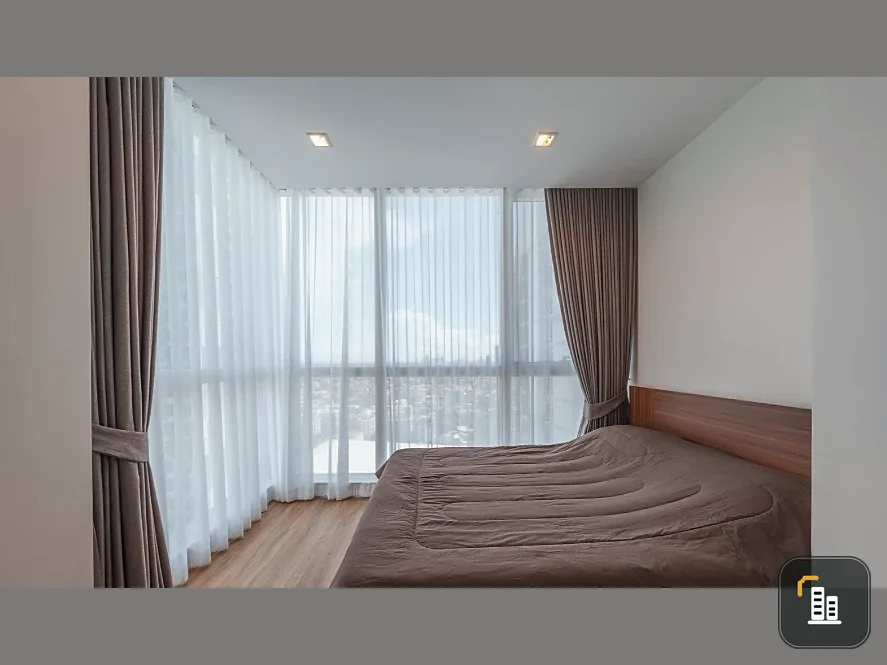 For rent: Ideo Verve Sukhumvit, 2 bedrooms, corner unit, offering privacy. Book now!