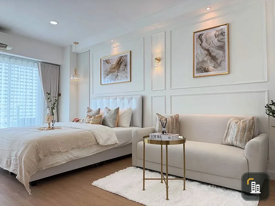 City Living Ratchada for sale, 11th floor, city view, fully furnished, ready to move in. Book now!