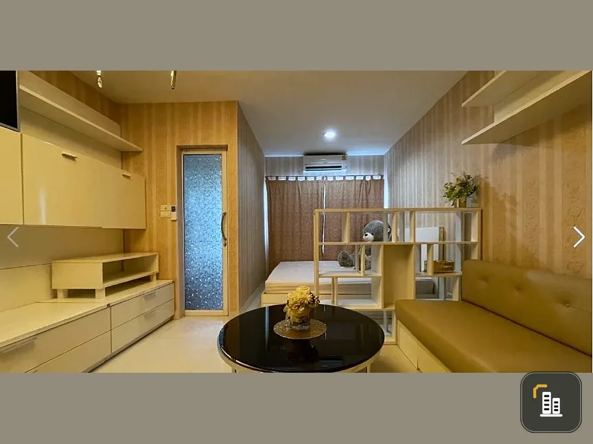 Urgent sale! A Space Asoke-Ratchada condo, 8th floor (top floor), bright and breezy, with pool and Ratchada city view.