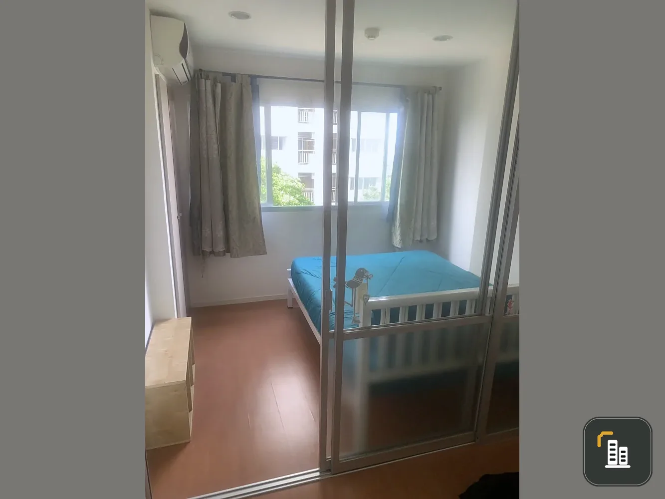 Selling Lumpini Mega City Bangna. Mega Bangna view, unobstructed view, good ventilation, some furniture included. Ready to move in.