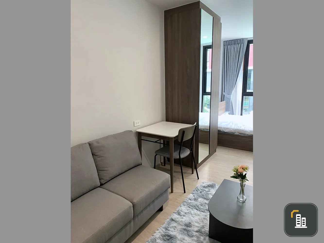For rent: Nue Core Khu Khot Station, 2nd floor, fully furnished, very comfortable. Book now!