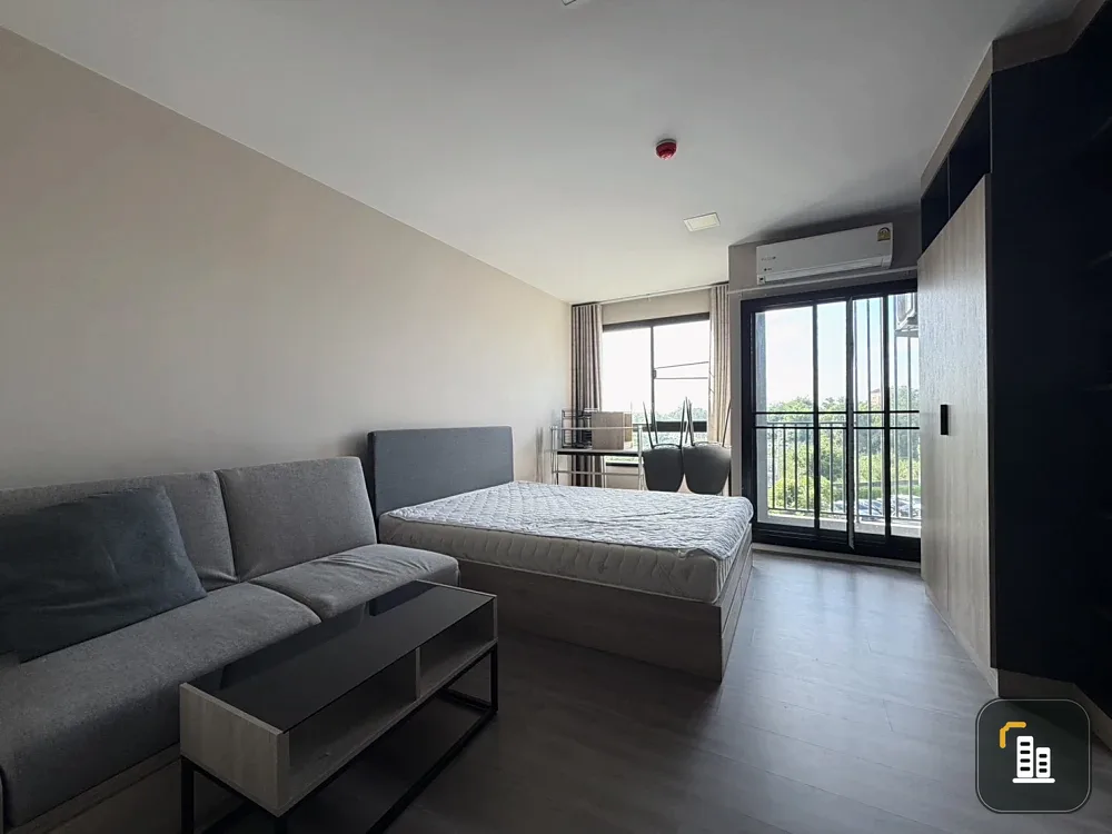 For rent: D Condo Campus Hideaway Studio, 4th floor. Separate bedroom and kitchen. Amazing price! Don't miss out!