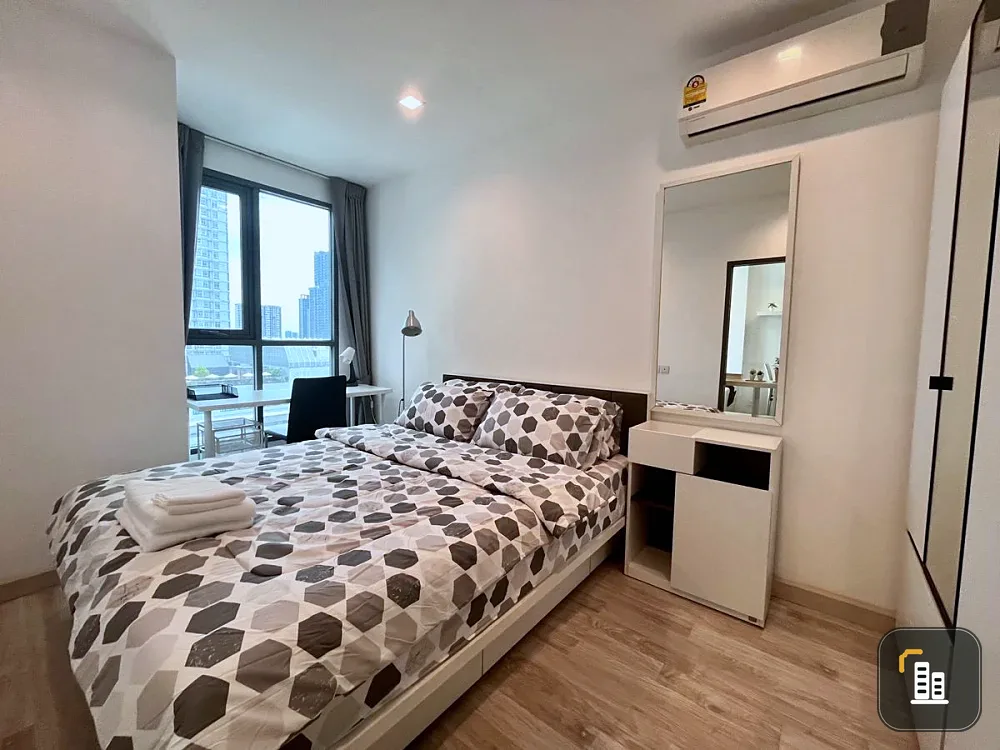 For rent: Ideo Mobi Sukhumvit, beautiful room, fully furnished, ready to move in. Book now!