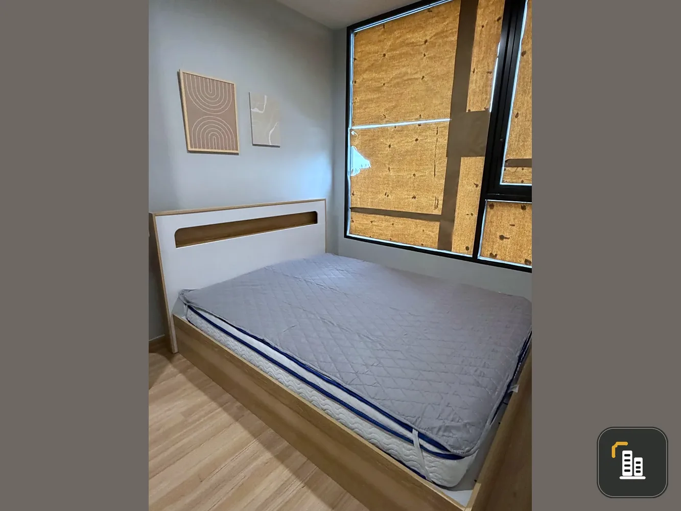 For rent: Skyrise Avenue Sukhumvit 64, MUJI-style decorated unit, 11th floor, overlooking the common area. Convenient and fully furnished. Book now!
