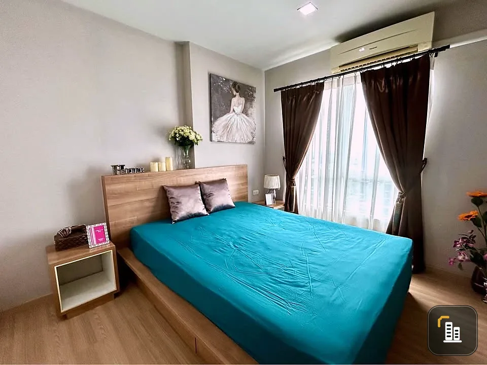 Selling Rich Park 2 @Taopoon Interchange, 1 bedroom, 1 bathroom, river view, convenient transportation. Book now!