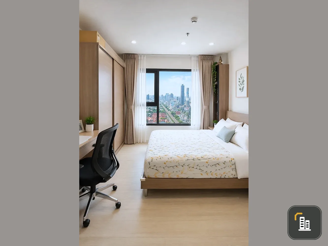 Selling Life Asoke condo, 34th floor (very high), north facing, not hot, great view. Interested? Book now!