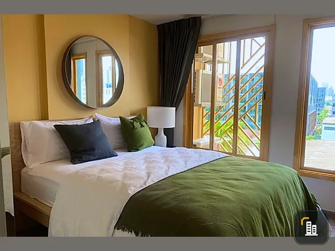 Selling The Base Sukhumvit 50, 6th floor, fully furnished unit. Book now! Don't miss out!