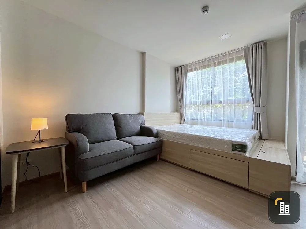 Selling a unit at THE MUVE Sukhumvit 107, 3rd floor, fully furnished and equipped with all amenities. Book now!